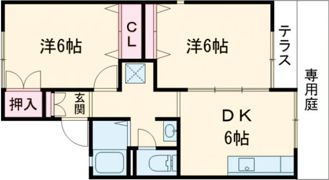 カーサ梅ノ木の間取り画像