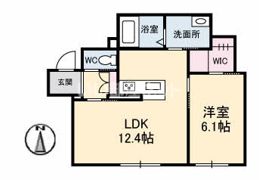 グランマスト西崎A棟の間取り画像