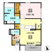 グランディールⅡの間取り画像