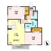 ロイヤル ロッシーニ Cの間取り画像