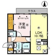 オークリーフ三郷 A棟の間取り画像