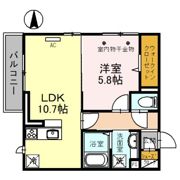 オークリーフ三郷 A棟の間取り画像