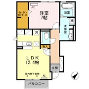 ヴェローナ Bの間取り画像