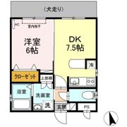タウンコート砂田の間取り画像