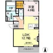 ディアコート湖山Ⅱの間取り画像