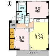 レインボーガーデン A棟の間取り画像