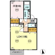 セジュール松縄 A棟の間取り画像
