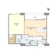 オーキッドレジデンス神楽坂の間取り画像