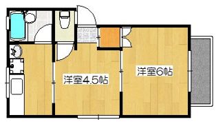 メゾンソレイユ B棟の間取り画像