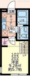 アカリエおださがの間取り画像