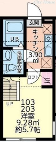 アカリエおださがの間取り画像