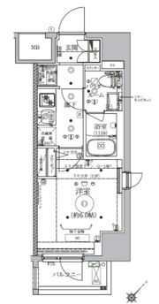 ベルシード立川の間取り画像