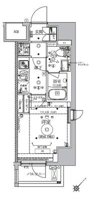 ベルシード立川の間取り画像