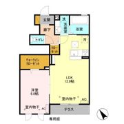 プランドールタウン若木 Aの間取り画像