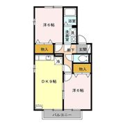 プランドール A/Bの間取り画像