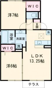 アメニティ掛越の間取り画像