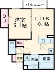 D-roomたかむら A棟の間取り画像