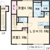 D-roomたかむら B棟の間取り画像