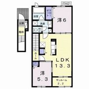 ボヌール カワト Aの間取り画像