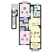 エミネンス Dの間取り画像