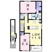 グリーン ヒロⅠの間取り画像