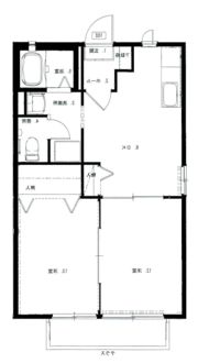 メゾンソレーユの間取り画像