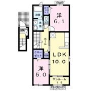 アルバⅡの間取り画像