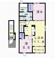 ルポゼAの間取り画像
