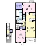 エスポワールAの間取り画像