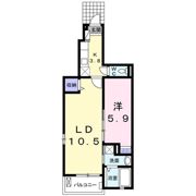 ロワゾブルーの間取り画像