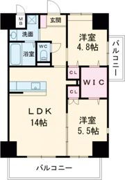 パークセントラル新下関の間取り画像