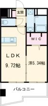 THE SQUARE Glory Residenceの間取り画像