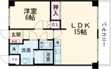 アルカディア二町の間取り画像