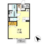 クレインウッド恵美酒 B棟の間取り画像