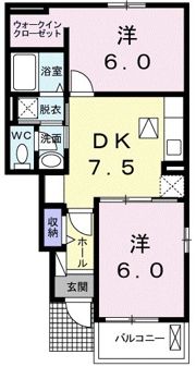 ニュアージュ Ⅱの間取り画像
