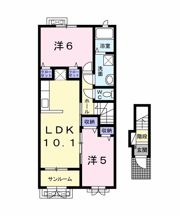 Costa Mesa Ⅰの間取り画像