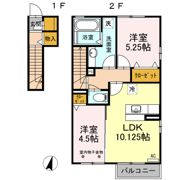 グリーンハイツ八坂東の間取り画像