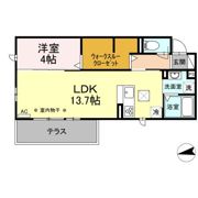 ヴィアルCITY西条の間取り画像