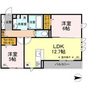 メゾンフルールの間取り画像