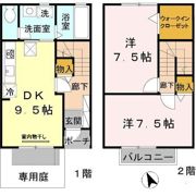 アンソレイエ Aの間取り画像