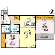 Jソレイユ錦ヶ丘の間取り画像