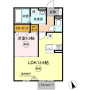 クレシアコート A棟の間取り画像