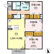 クレシアコート B棟の間取り画像