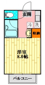 カルチェラタンC棟の間取り画像