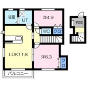 エルヴィータαの間取り画像
