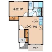 Louvre Mizunoの間取り画像