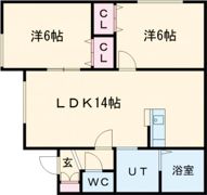 ファインド北郷の間取り画像