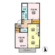 ハピネス A・Bの間取り画像