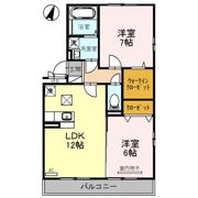 アンクレージュ A/Bの間取り画像