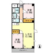 中御所グランバレー Aの間取り画像